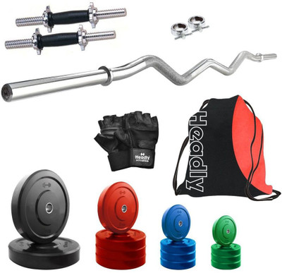 

Headly Premium CP-HR-60KGCOMBO4 Coloured Home Gym Kit
