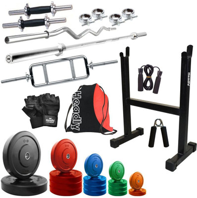 

Headly Premium CP-HR-62KGCOMBO12 Coloured Home Gym Kit