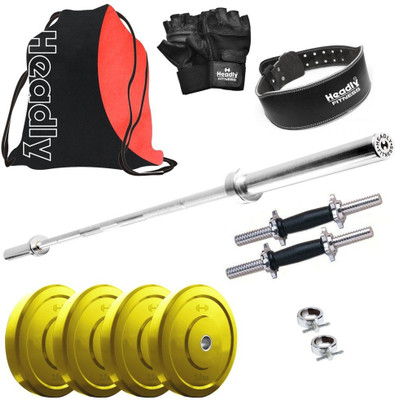 

Headly Premium CP-HR-10KGCOMBO30 Coloured Home Gym Kit