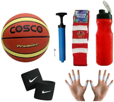 

Cosco Premier BasketBall (Size-5) Combo Basketball Kit