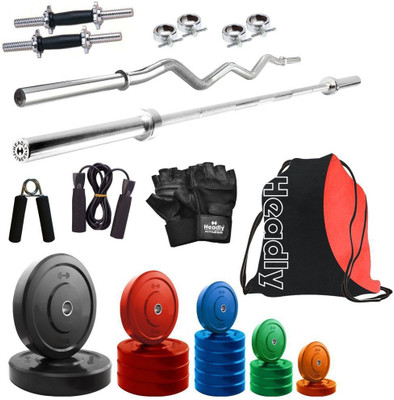 

Headly Premium CP-HR-68KGCOMBO2 Coloured Home Gym Kit