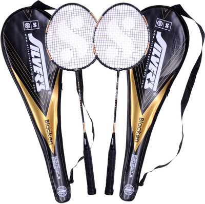 Silver's Blacken Badminton Kit(2 Racquets with Cover) available at flipkart for Rs.465