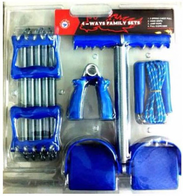 

Mor Sporting Combo Of Chest Expander, Tummy Trimmer, Hand Griper & Skipping Rope Gym & Fitness Kit