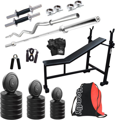 

Headly HR-82 kg Combo 5 Home Gym Kit