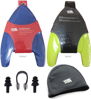 

Viva Sports Kickboard-Plugs-Lycra Cap Swimming Kit