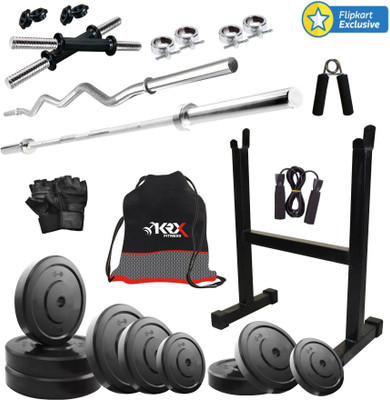 46 OFF on KRX 100 KG COMBO 13 Home Gym Kit on Flipkart