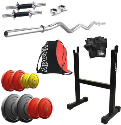 

Headly Premium CP-HR-45KGCOMBO15 Coloured Home Gym Kit