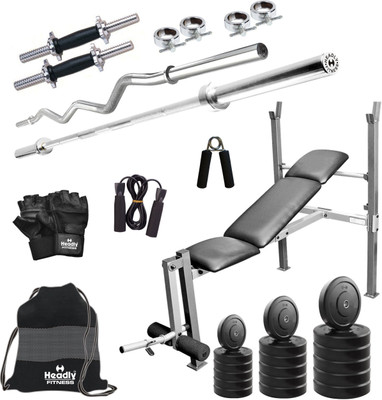 

Headly 35 kg Combo BB 8 Convenient Home Gym Kit