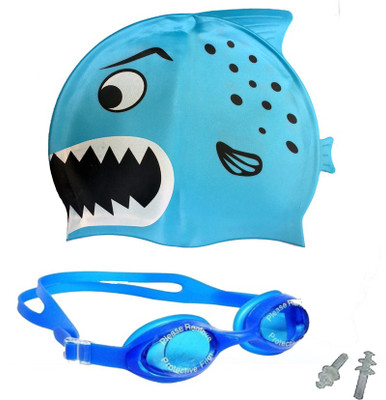 

GB JUNIOR CAP & ANTI FOG GOGGLE Swimming Kit