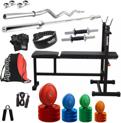 

Headly Premium CP-HR-48KGCOMBO6 Coloured Home Gym Kit