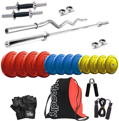 

Headly Premium CP-HR-42KGCOMBO2 Coloured Home Gym Kit