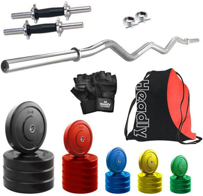 

Headly Premium CP-HR-100KGCOMBO4 Coloured Home Gym Kit