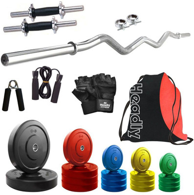 

Headly Premium CP-HR-70KGCOMBO3 Coloured Home Gym Kit