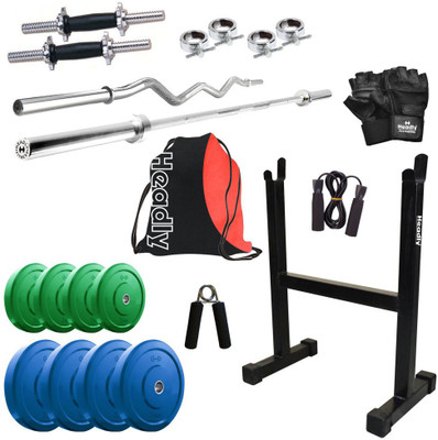 

Headly Premium CP-HR-20KGCOMBO13 Coloured Home Gym Kit