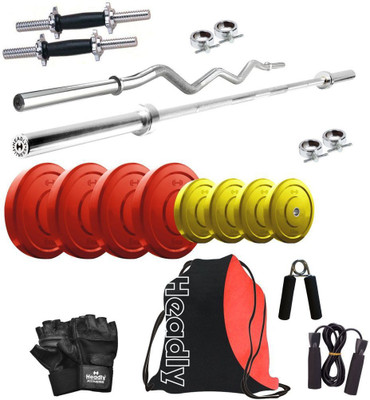 

Headly Premium CP-HR-30KGCOMBO2 Coloured Home Gym Kit