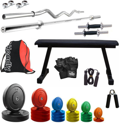 

Headly Premium CP-HR-72KGCOMBO7 Coloured Home Gym Kit
