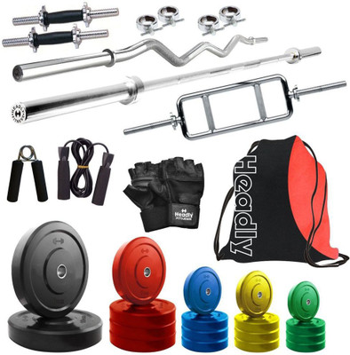 

Headly Premium CP-HR-70KGCOMBO1 Coloured Home Gym Kit