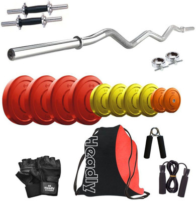 

Headly Premium CP-HR-32KGCOMBO3 Coloured Home Gym Kit