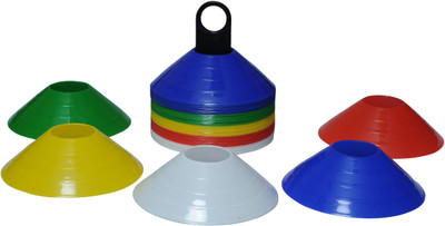 PEPUP Saucer Cone Marker Set of 50 in 5 Colors Football Kit
