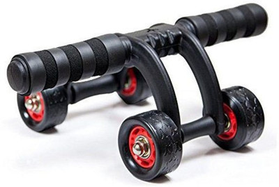 Shilpi Creation SC AB Roller 4 Wheel Home Workout Machine Abdominal Carver Ab Exerciser(Black, Red)