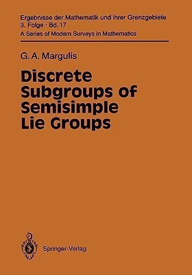 Discrete Subgroups of Semisimple Lie Groups(English, Hardcover, Margulis Gregori A.)