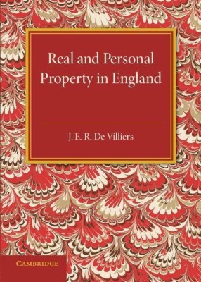 The History of the Legislation Concerning Real and Personal Property in England(English, Paperback, De Villiers J. E. R.)