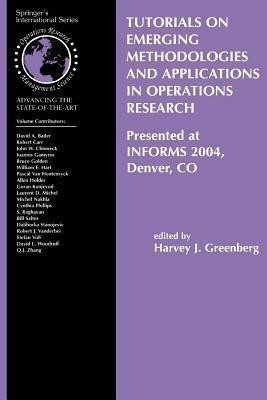 Tutorials on Emerging Methodologies and Applications in Operations Research(English, Paperback, unknown)