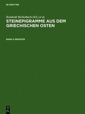 Register(German, Hardcover, unknown)