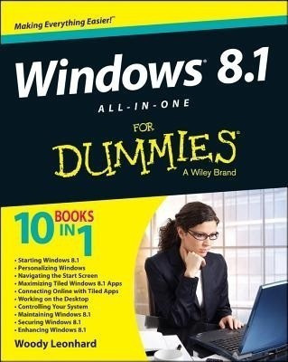 Windows 8.1 All-in-one For Dummies(English, Paperback, Leonhard Woody)