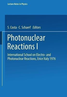 Photonuclear Reactions I(English, Paperback, unknown)