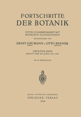 Fortschritte der Botanik(German, Paperback, Gaeumann Ernst)