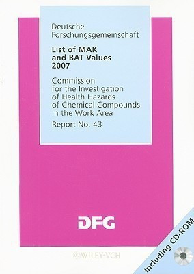 List of MAK and BAT Values 2007(English, Paperback, unknown)