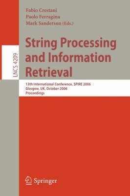 String Processing and Information Retrieval(English, Paperback, unknown)