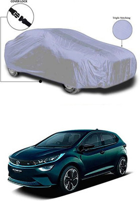 Gromaa Car Cover For Tata Altroz EV (Without Mirror Pockets)(Silver)