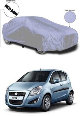 Gromaa Car Cover For Maruti Suzuki Ritz (Without Mirror Pockets)(Silver)