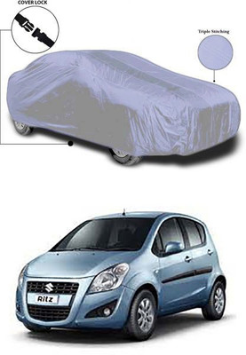 Wadhwa Creations Car Cover For Maruti Suzuki Ritz (Without Mirror Pockets)(Silver)