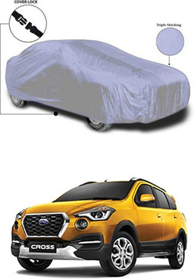 Wadhwa Creations Car Cover For Datsun Universal For Car (Without Mirror Pockets)(Silver)