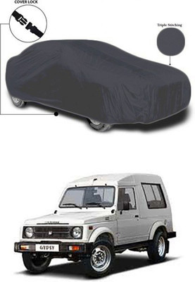 Wadhwa Creations Car Cover For Maruti Suzuki Gypsy (Without Mirror Pockets)(Grey)