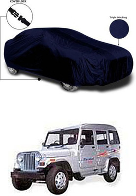 Gromaa Car Cover For Mahindra Marshal (Without Mirror Pockets)(Blue)