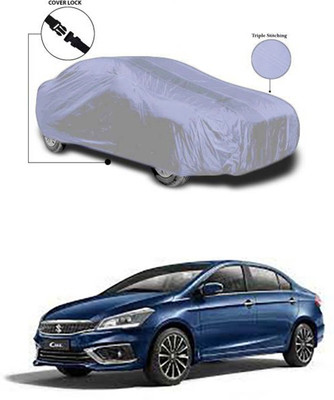 Wadhwa Creations Car Cover For Maruti Suzuki Ciaz (Without Mirror Pockets)(Silver)