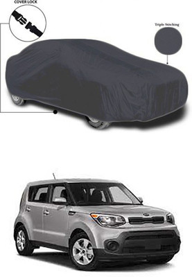 Wadhwa Creations Car Cover For Kia Soul (Without Mirror Pockets)(Grey)