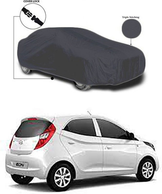 Wadhwa Creations Car Cover For Hyundai Eon (Without Mirror Pockets)(Grey)