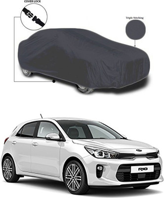 Wadhwa Creations Car Cover For Kia Rio (Without Mirror Pockets)(Grey)