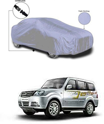 Wadhwa Creations Car Cover For Tata Sumo Grande MK II (Without Mirror Pockets)(Silver)