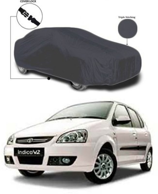 Wadhwa Creations Car Cover For Tata Indica V2 (Without Mirror Pockets)(Grey)