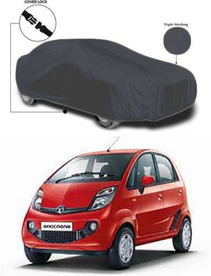 Gromaa Car Cover For Tata Nano Genx (Without Mirror Pockets)(Grey)
