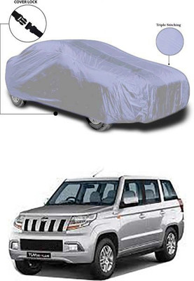 Gromaa Car Cover For Mahindra TUV300 (Without Mirror Pockets)(Silver)