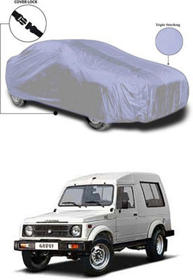 Wadhwa Creations Car Cover For Maruti Suzuki Gypsy (Without Mirror Pockets)(Silver)