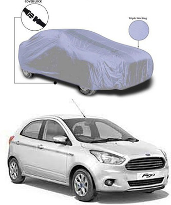 Wadhwa Creations Car Cover For Ford Figo (Without Mirror Pockets)(Silver)
