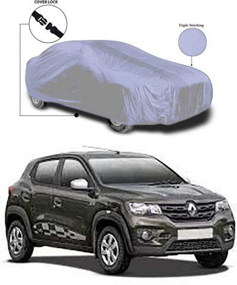 Wadhwa Creations Car Cover For Renault Kwid (Without Mirror Pockets)(Silver)